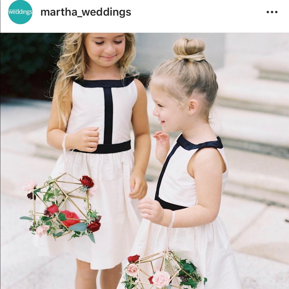 J.Crew Flower Girl Dress featured on MS Weddings!